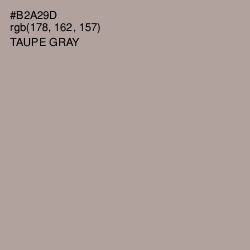 #B2A29D - Taupe Gray Color Image